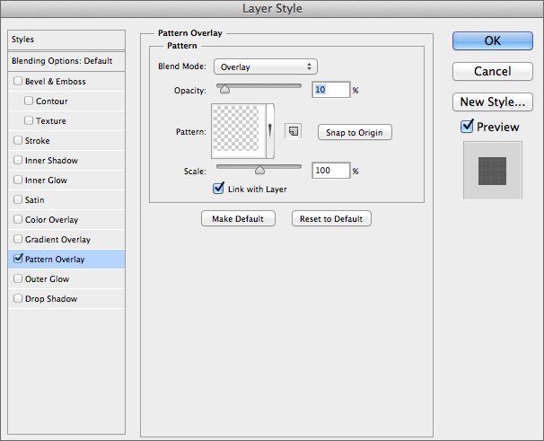 Pattern Layer Style