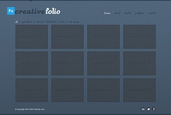 Template: Creative Portfolio - Featured Image