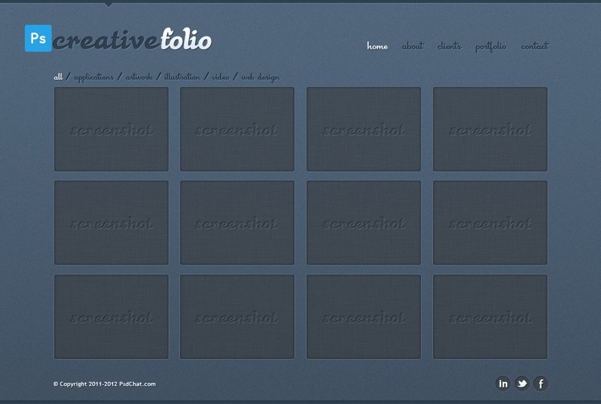 Template: Creative Portfolio - Featured Image