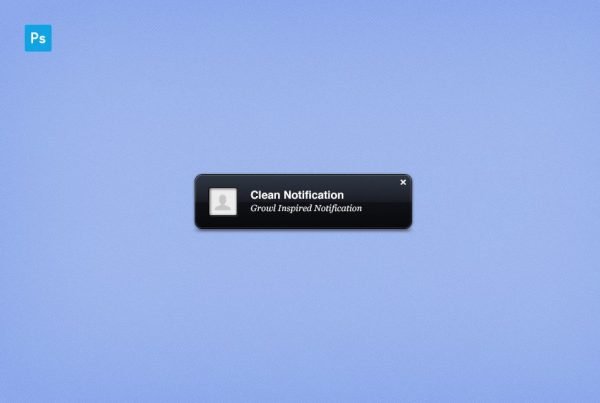 Freebie: Clean Notification - Featured Image