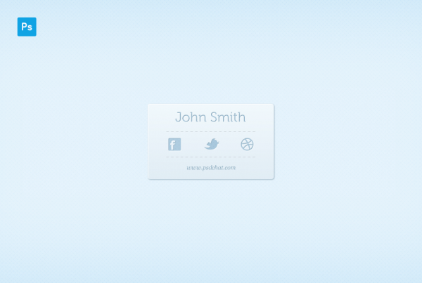 Freebie: Mini vCard - Featured Image